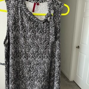 Scarlett Black and White Patterned Top